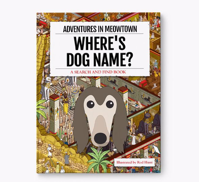 Personalised Afghan Hound Book: Where's Dog Name? Volume 2